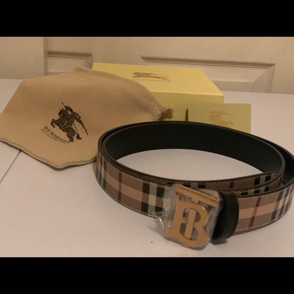 NOWT Thomas Burberry belt size 125cm never worn